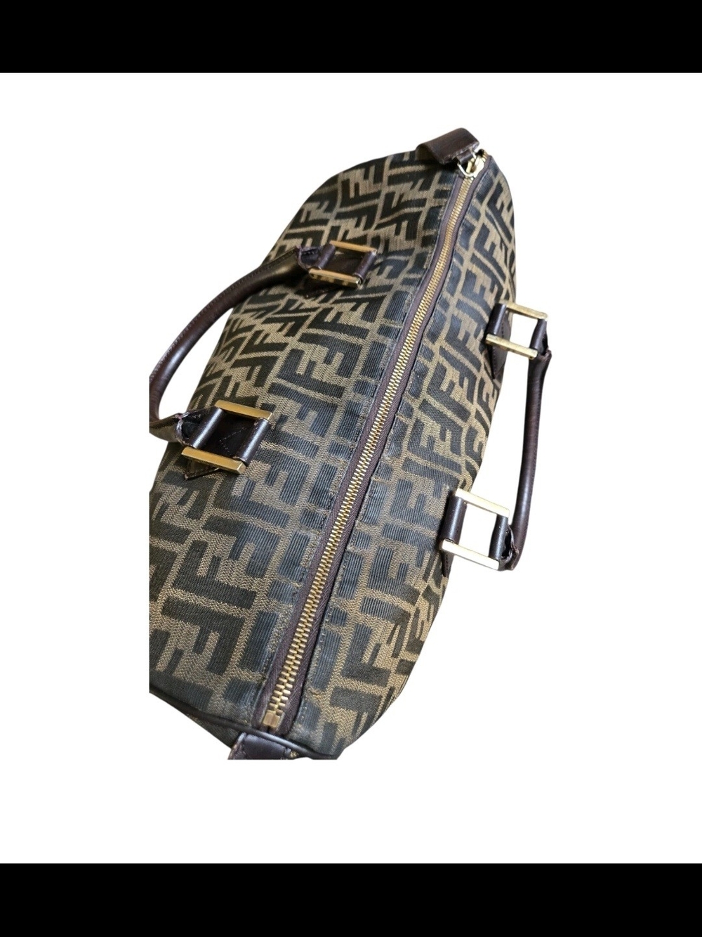 Fendi Zucca Canvas Satchel in Brown - Picture 4 of 16